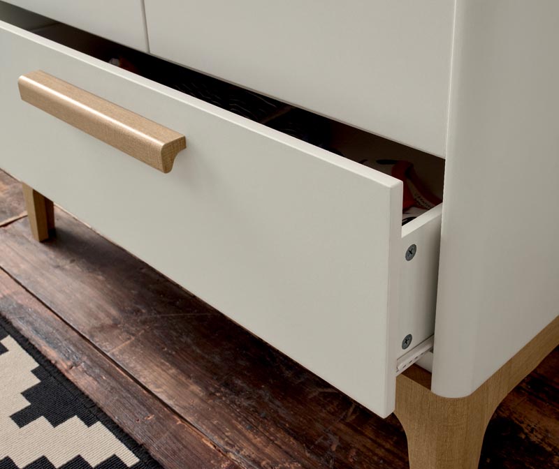 Mamas & Papas Wardrobe - Caprio White/Natural