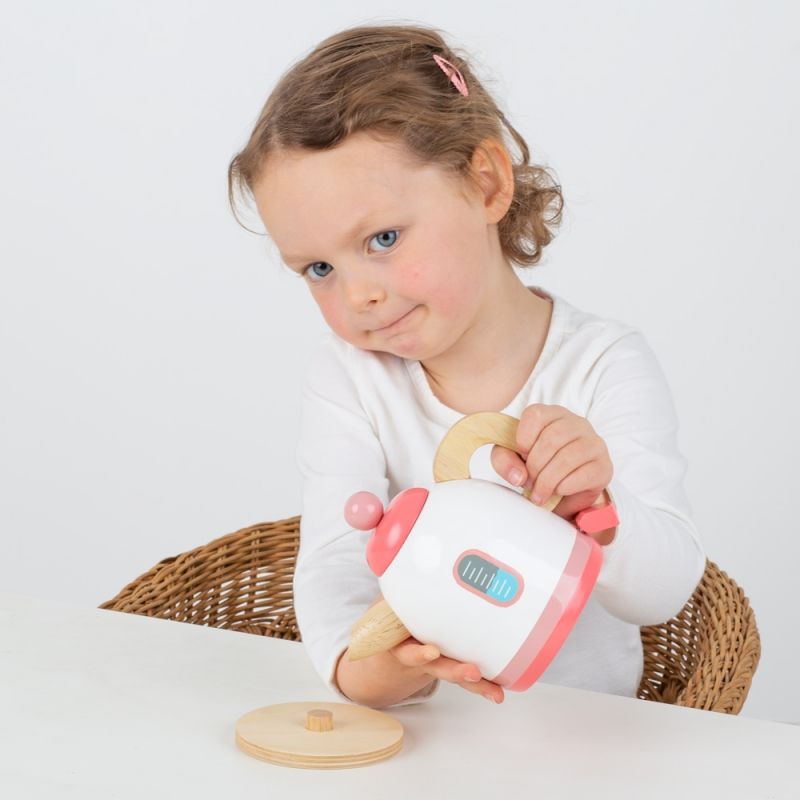 Дървена кана - Розова