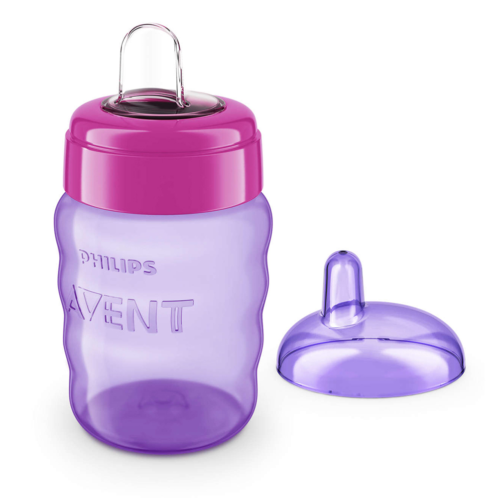 Philips AVENT Чаша за лесен преход без дръжки 9м+, 260 мл, розова