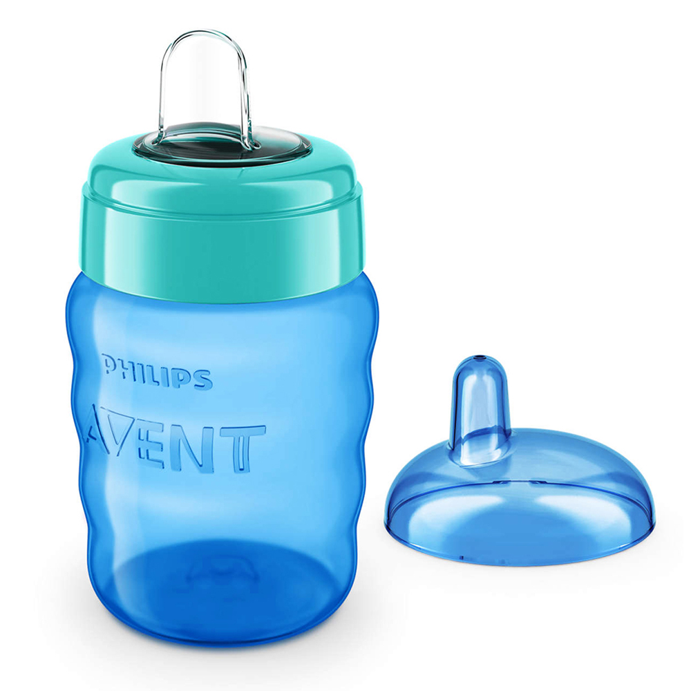 Philips AVENT Чаша за лесен преход без дръжки 260 мл, 9м+, синя