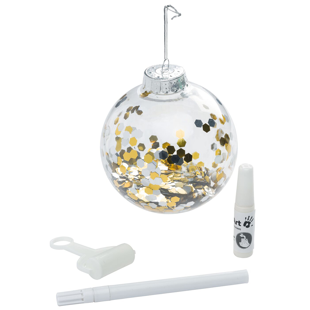 Коледна топка Christmas Ball прозрачна