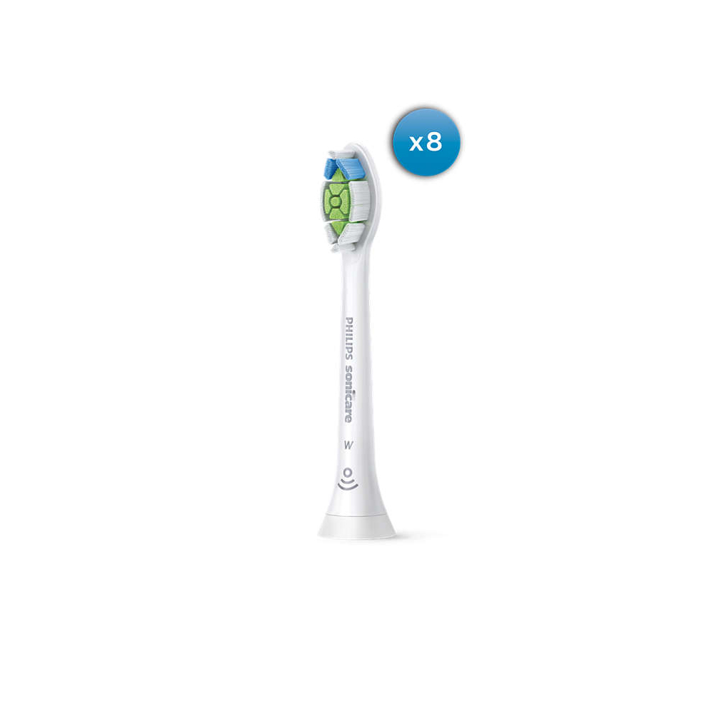 Standard head Optimal White BrushSync 8 pieces white