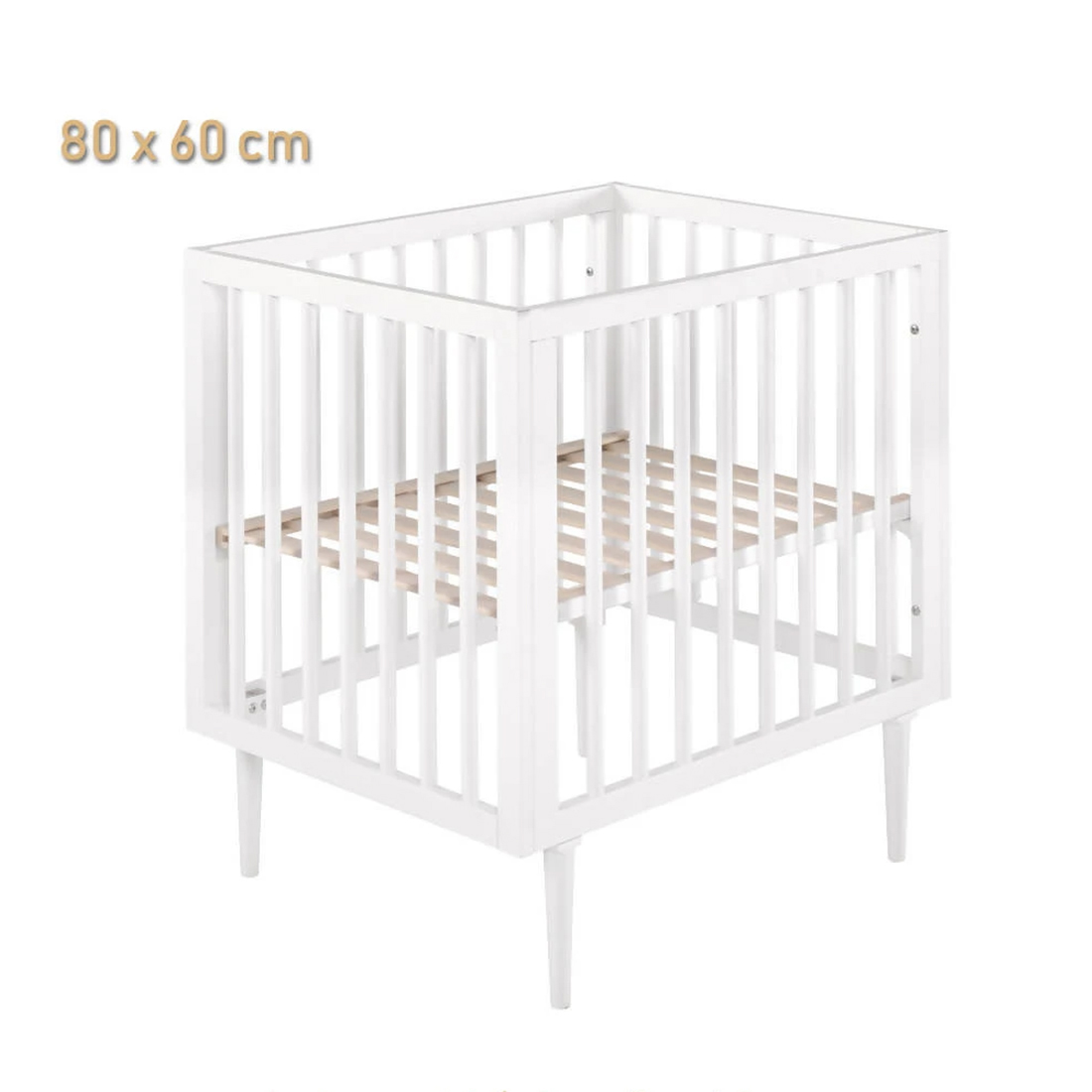 MICUNA Transformable bed ARCTIC 60/80-120 cm, white