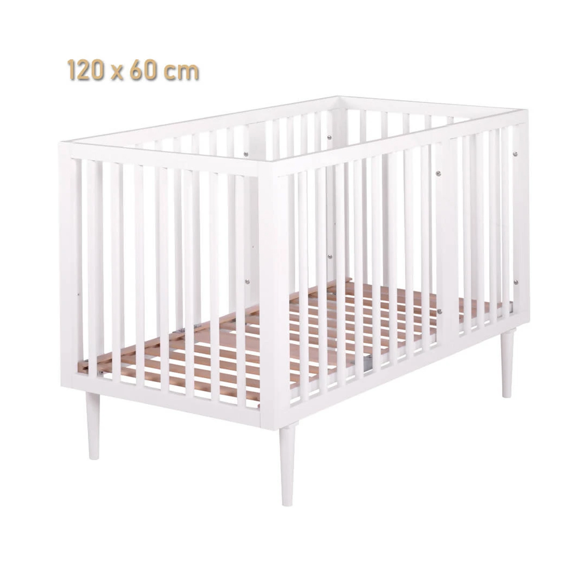 MICUNA Transformable bed ARCTIC 60/80-120 cm, white