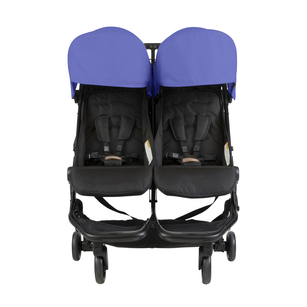 Mountain Buggy Количка за две деца Nano DUO Nautical (черно и синьо)
