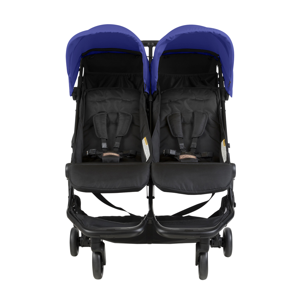 Mountain Buggy Количка за две деца Nano DUO Nautical (черно и синьо)