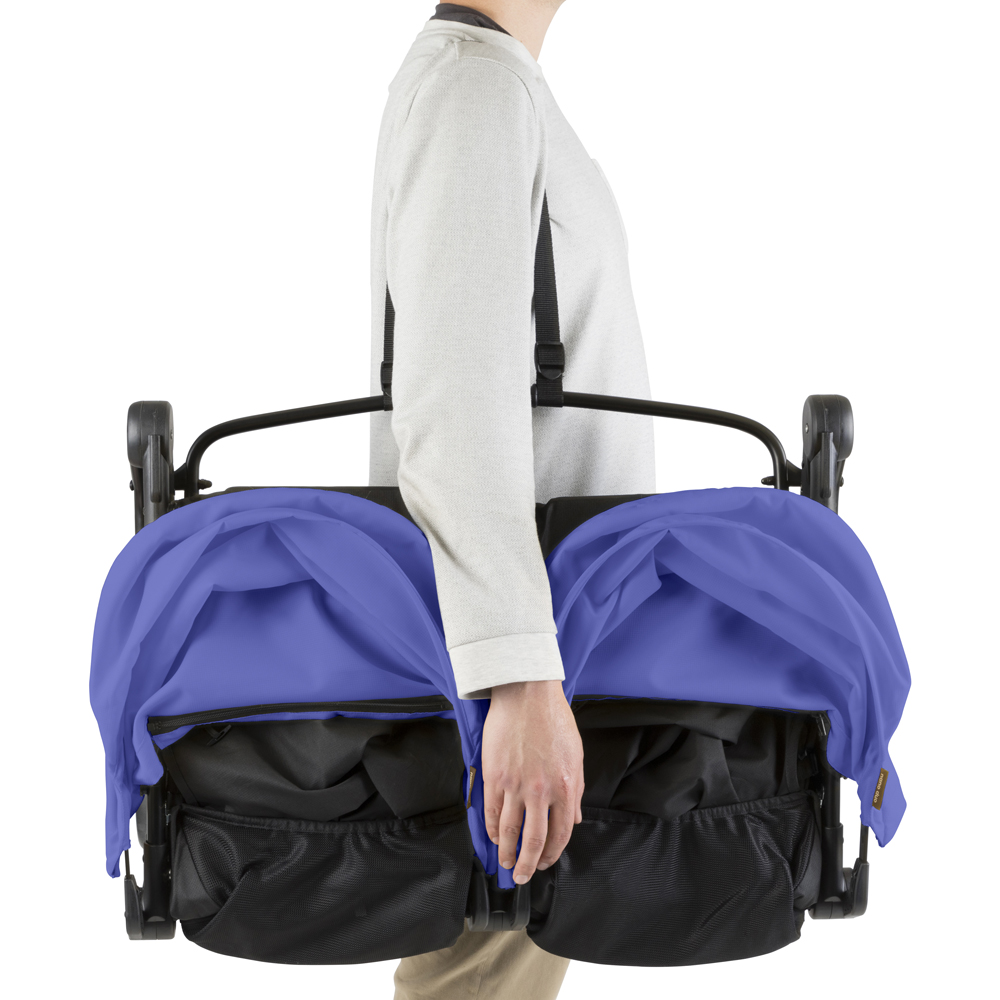 Mountain Buggy Количка за две деца Nano DUO Nautical (черно и синьо)