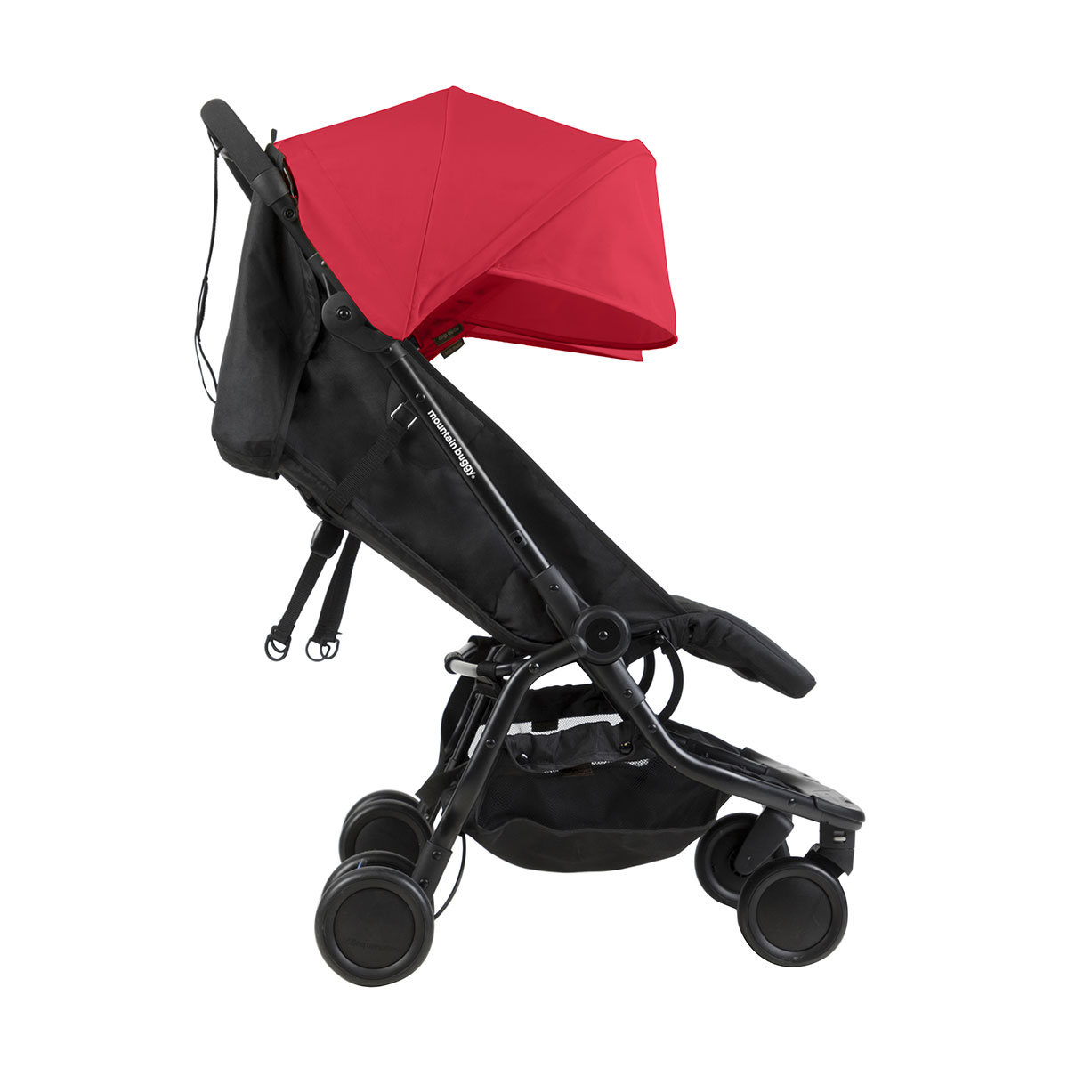 Mountain Buggy Количка за две деца Nano DUO Ruby (черно и червено)