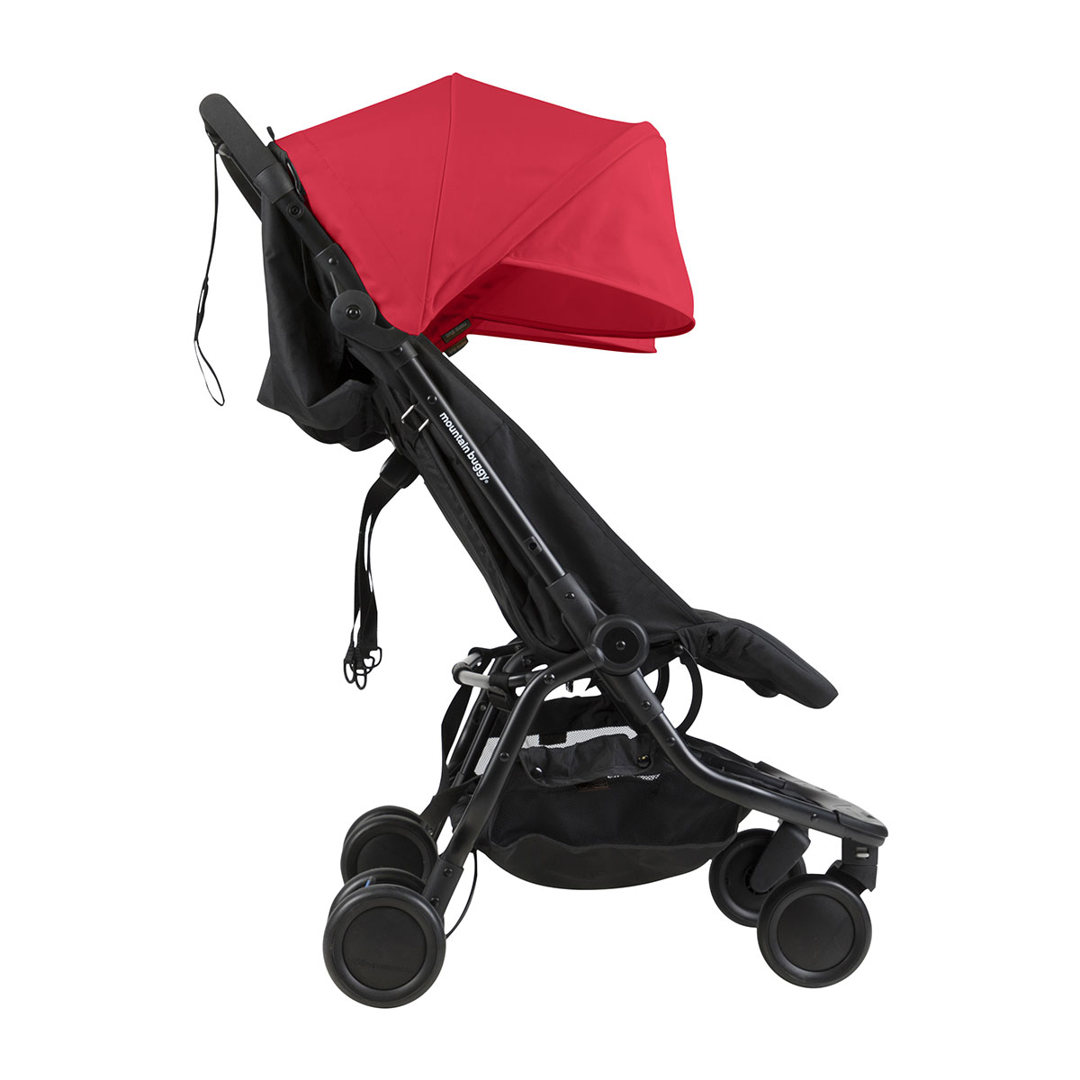 Mountain Buggy Количка за две деца Nano DUO Ruby (черно и червено)