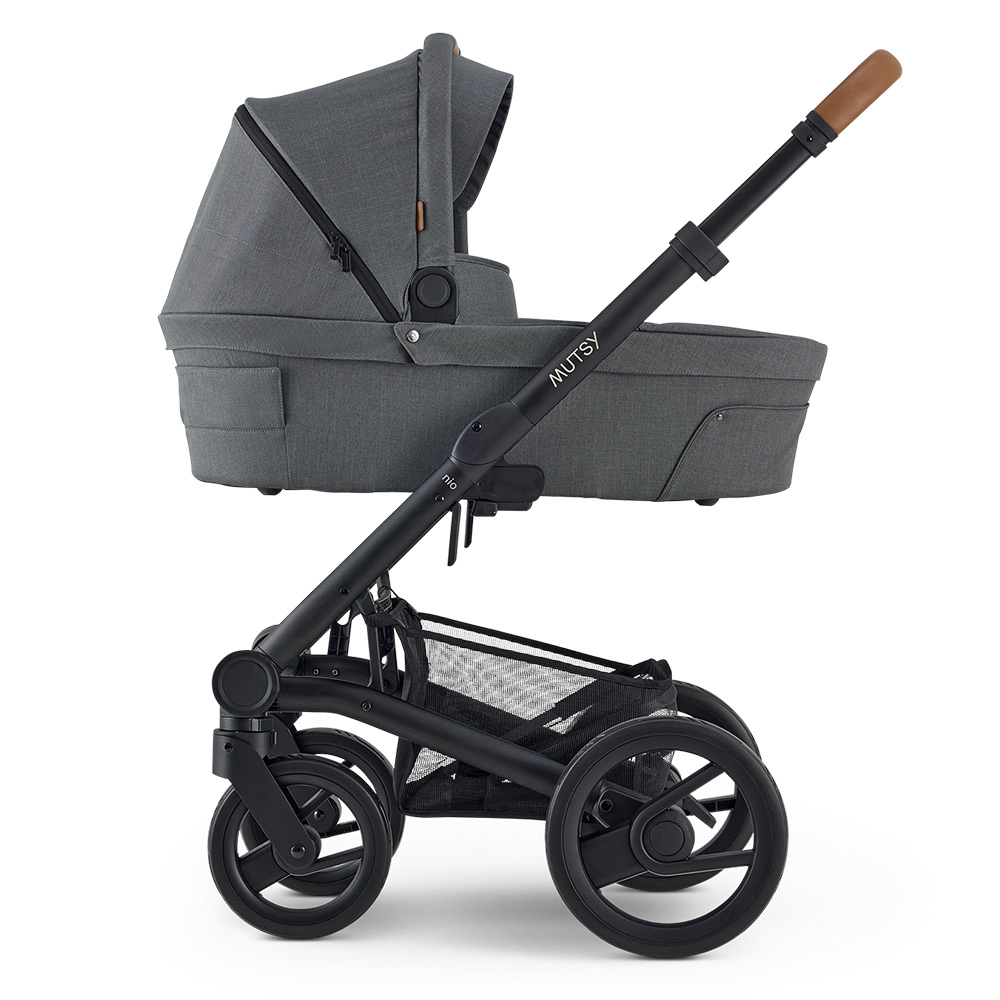 Mutsy NIO North Grey ПАКЕТ Шаси със седалка + Кош за новородено