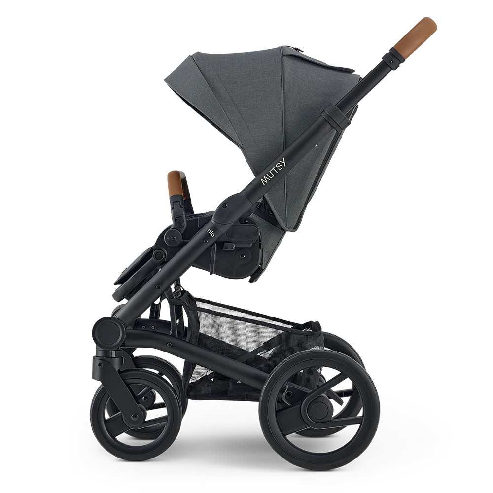 Mutsy NIO North Grey ПАКЕТ Шаси със седалка + Кош за новородено