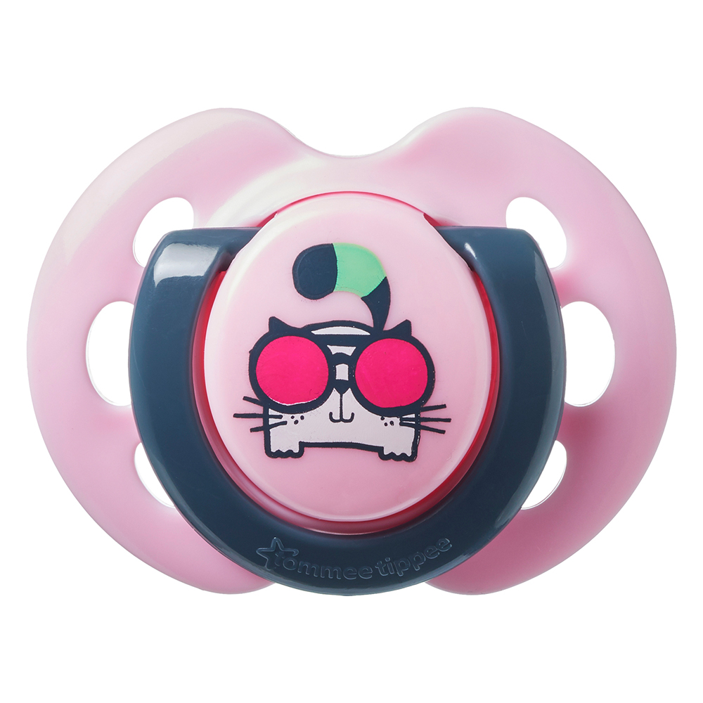 Tommee Tippee Ортодонтични залъгалки FUN STYLE, 6-18м, 2 бр./оп., Кучета