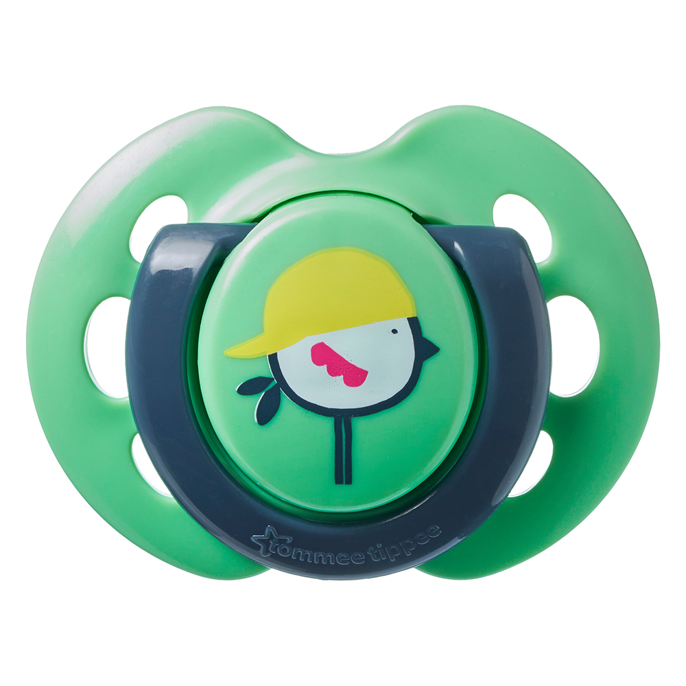 Tommee Tippee Ортодонтични залъгалки FUN STYLE, 6-18м, 2 бр./оп., Пилета