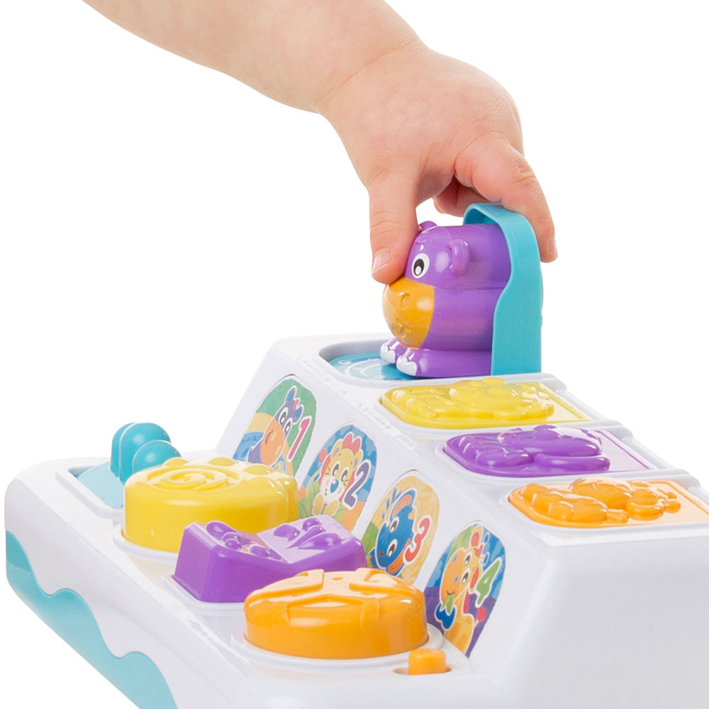 Музикална играчка със светлини Изскачащи животни 12-36м