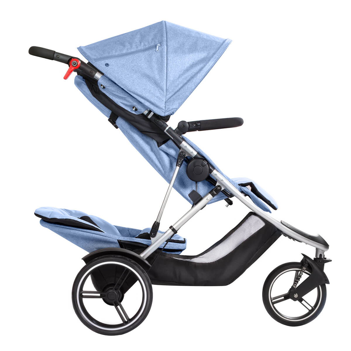 Phil & Teds Dash V5 Stroller for one or more children, blue