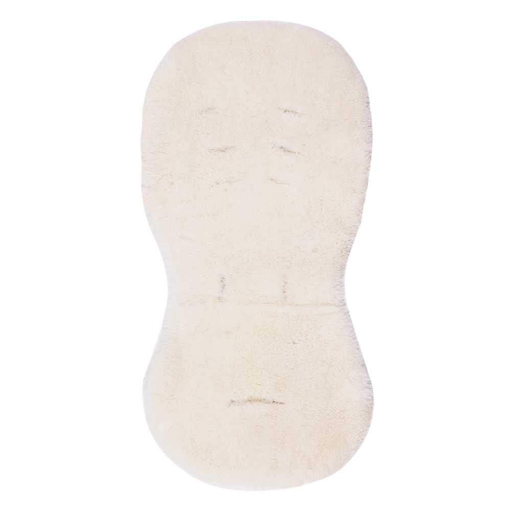 Phil & Teds Lambskin seat pad - light beige