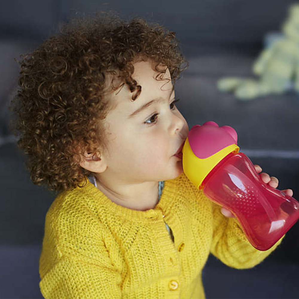 Philips AVENT Чаша със сламка 300 мл, 12м+, РОЗОВА