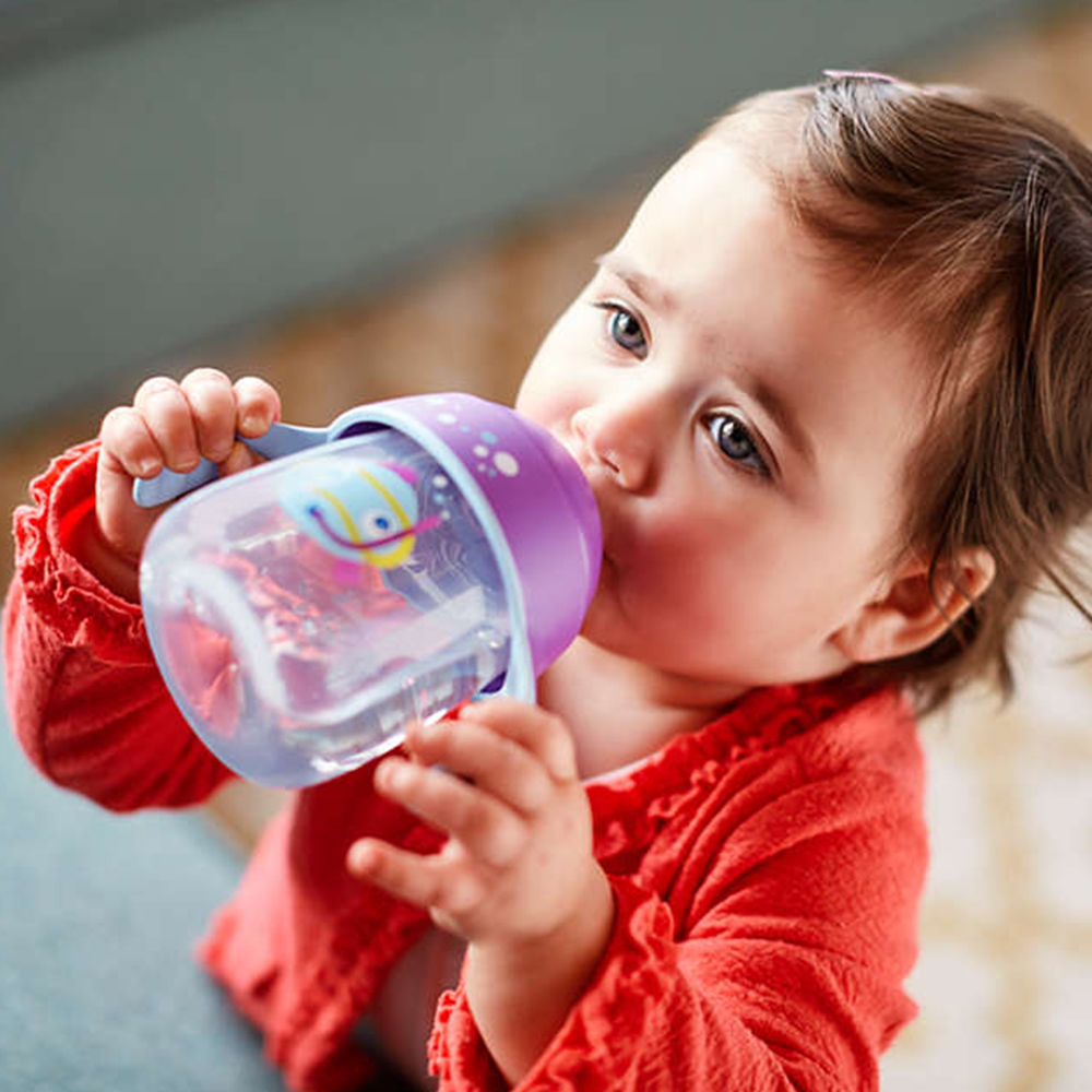 Philips AVENT Spill-proof cup with hard tip 260 ml, 12m+, Fish+snorkel