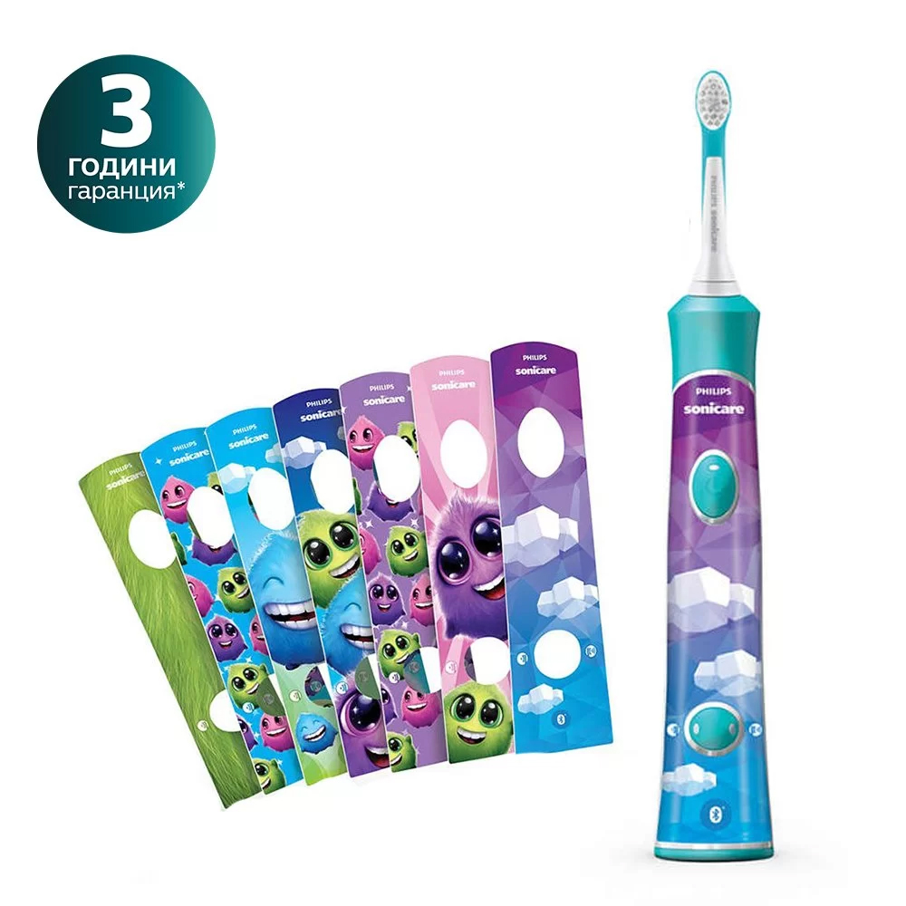 Детска четка за зъби ForKids с Bluetooth цвят морско синьо