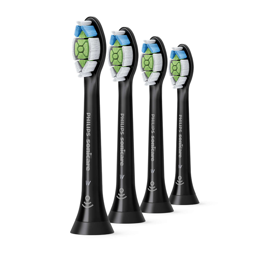 Standard head Optimal White BrushSync 4 pieces black