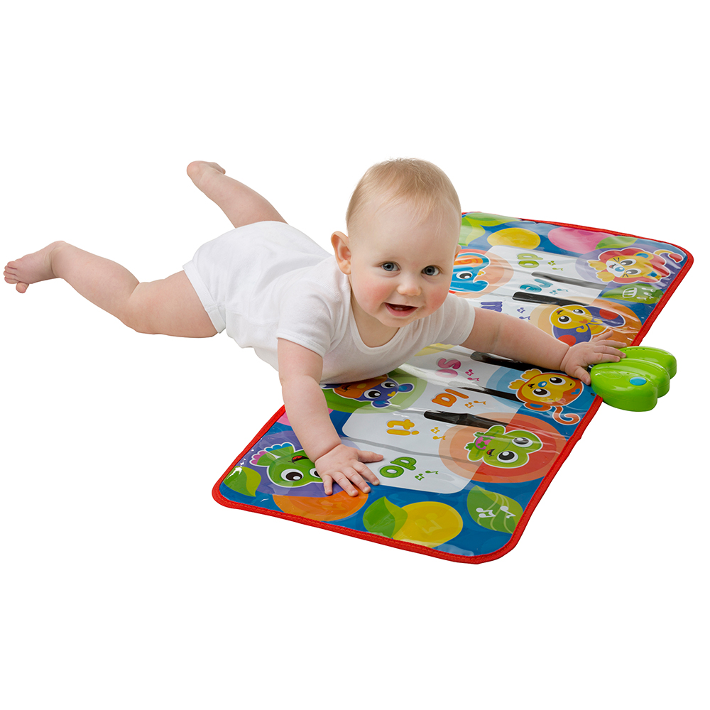 PLAYGRO Музикално пиано-пътека 3-в-1 със звуци от Джунглата 6м+