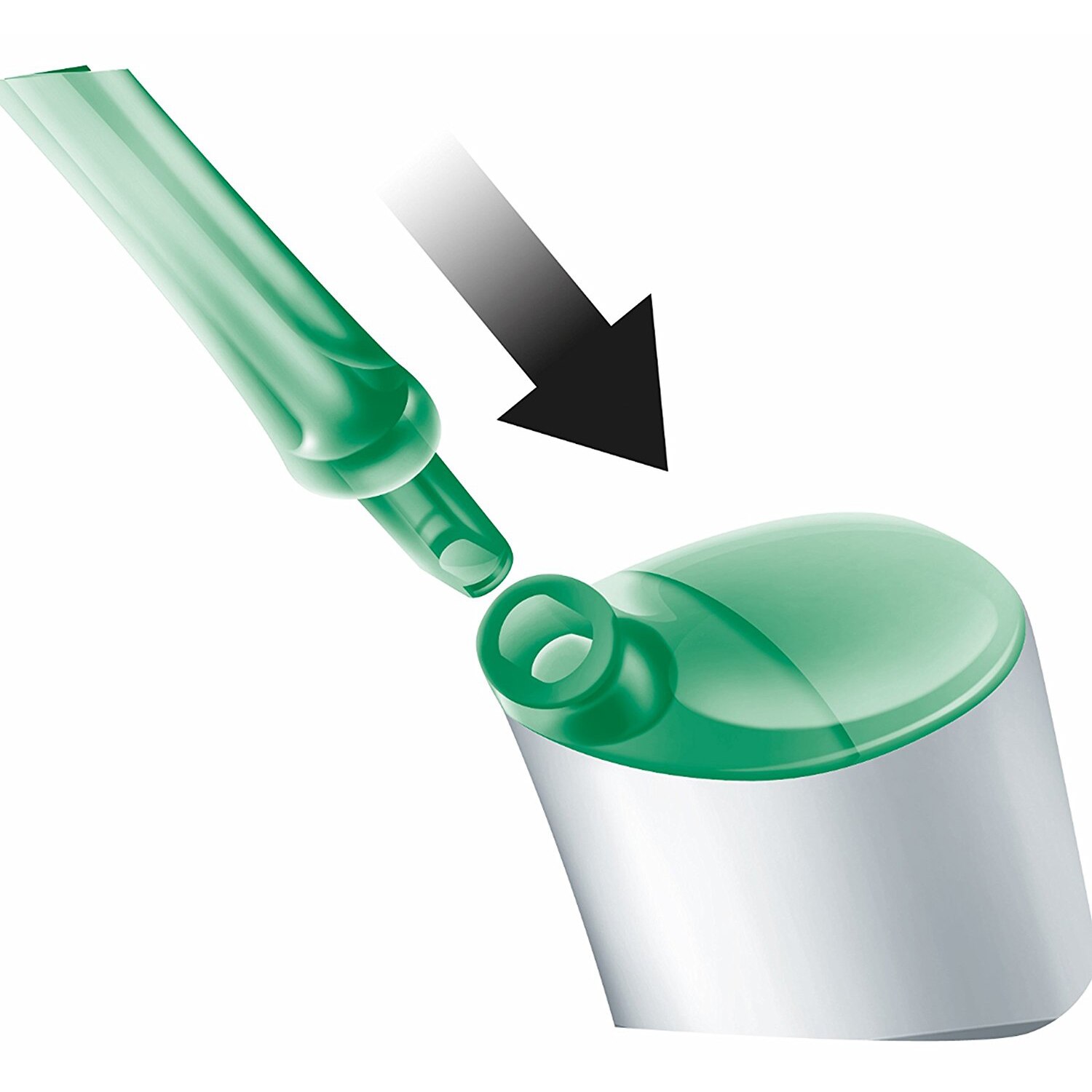 Накрайници за Airfloss 2 броя зелени