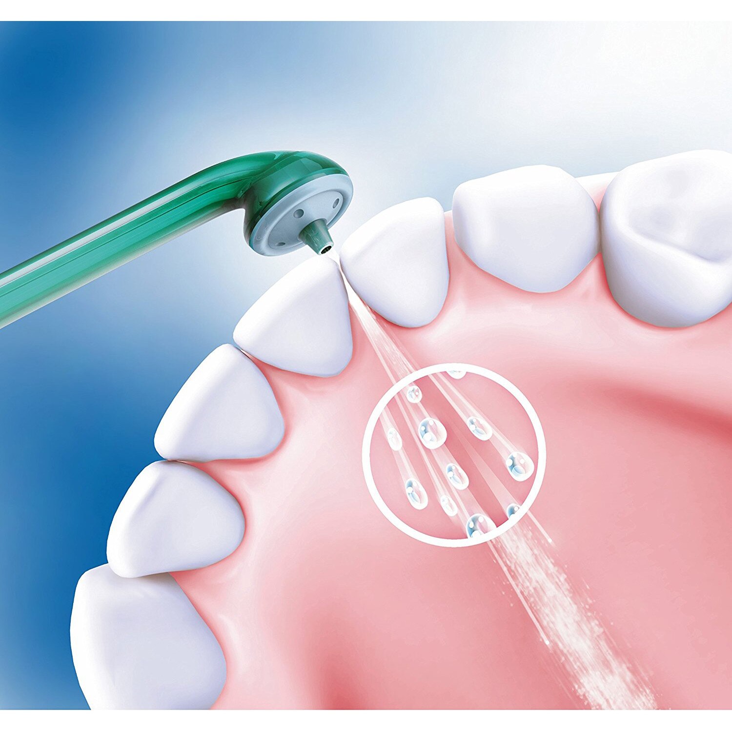 Накрайници за Airfloss 2 броя зелени