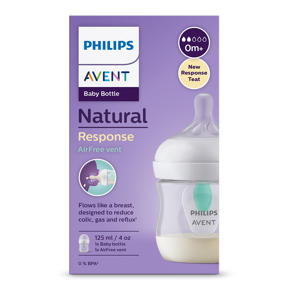 Natural Response bottle with AirFree valve 125 ml 0m+