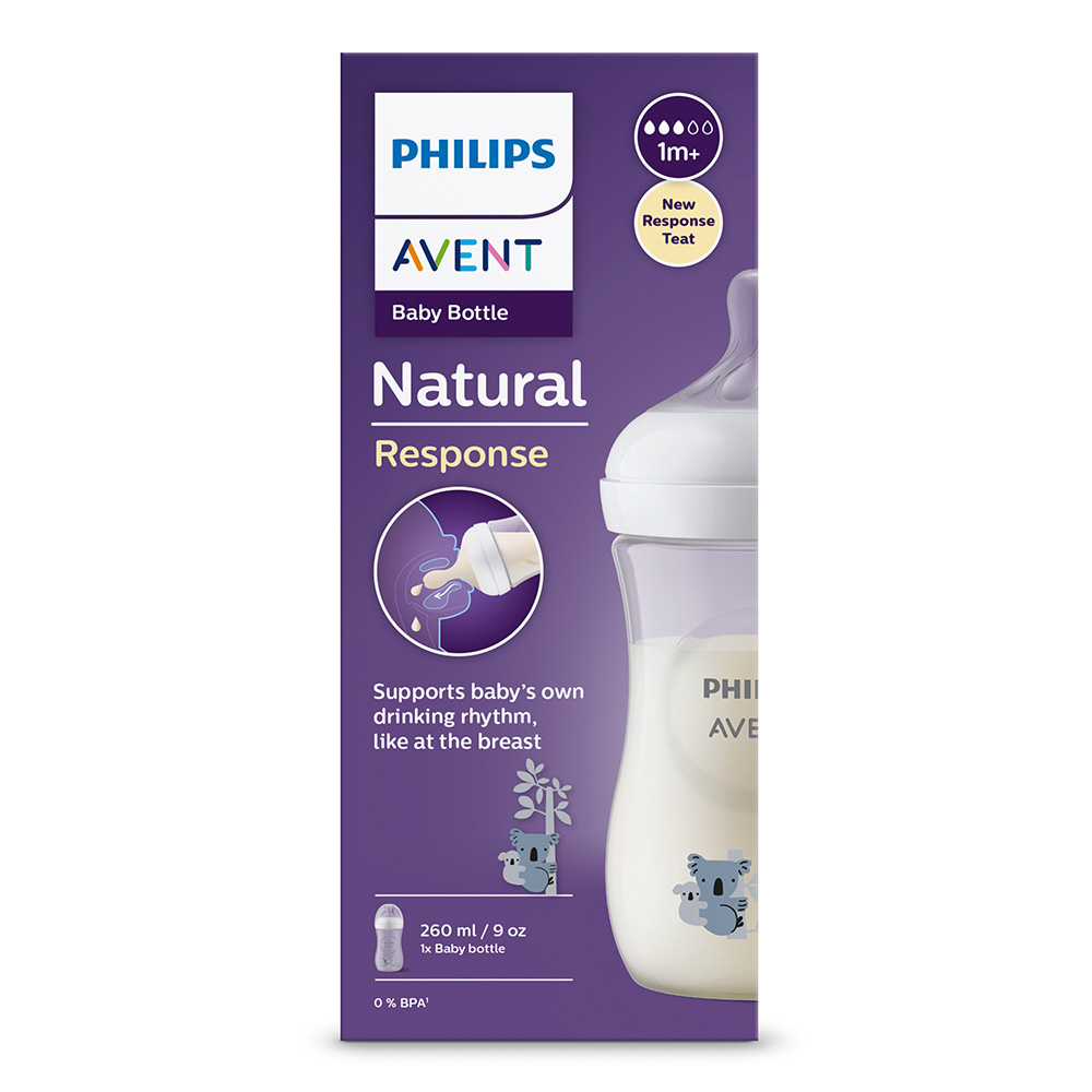 Шише Natural Response 260 мл 1м+ декор Коала