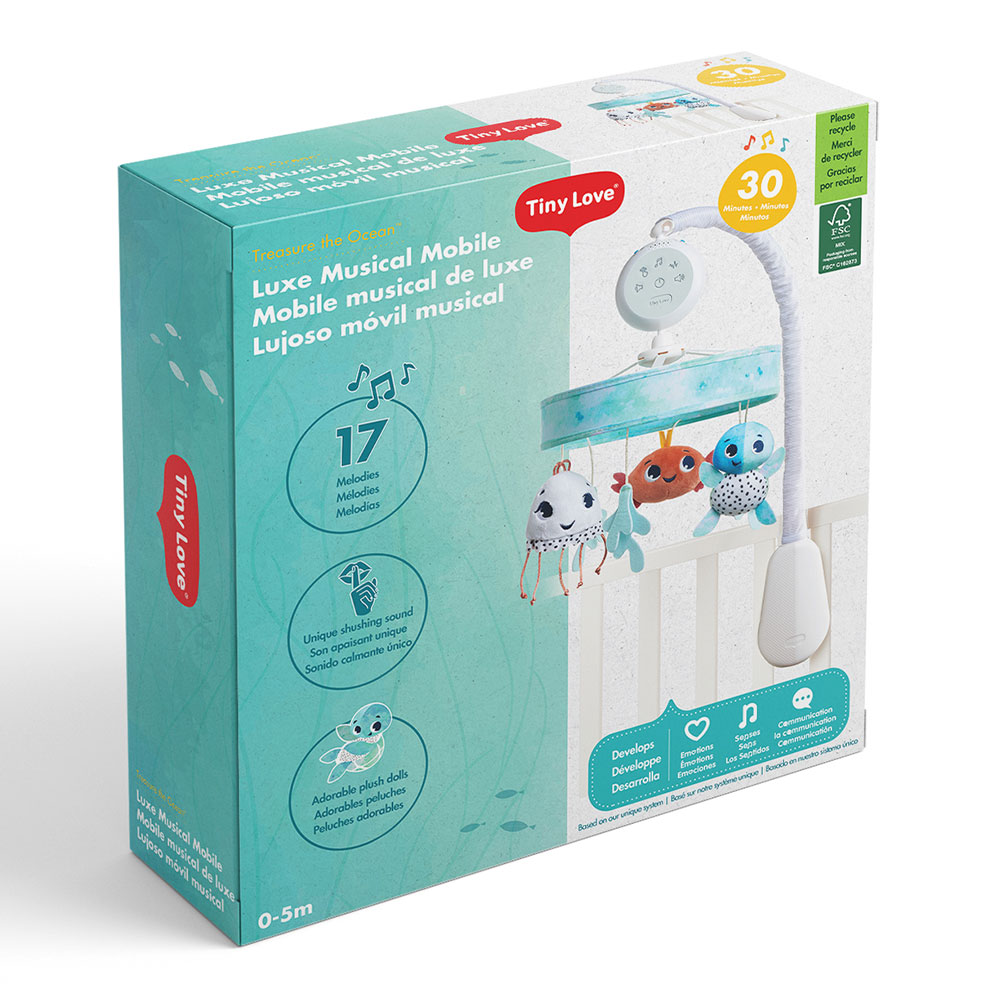 Музикална въртележка Musical Luxe Mobile Ocean, 0-5м