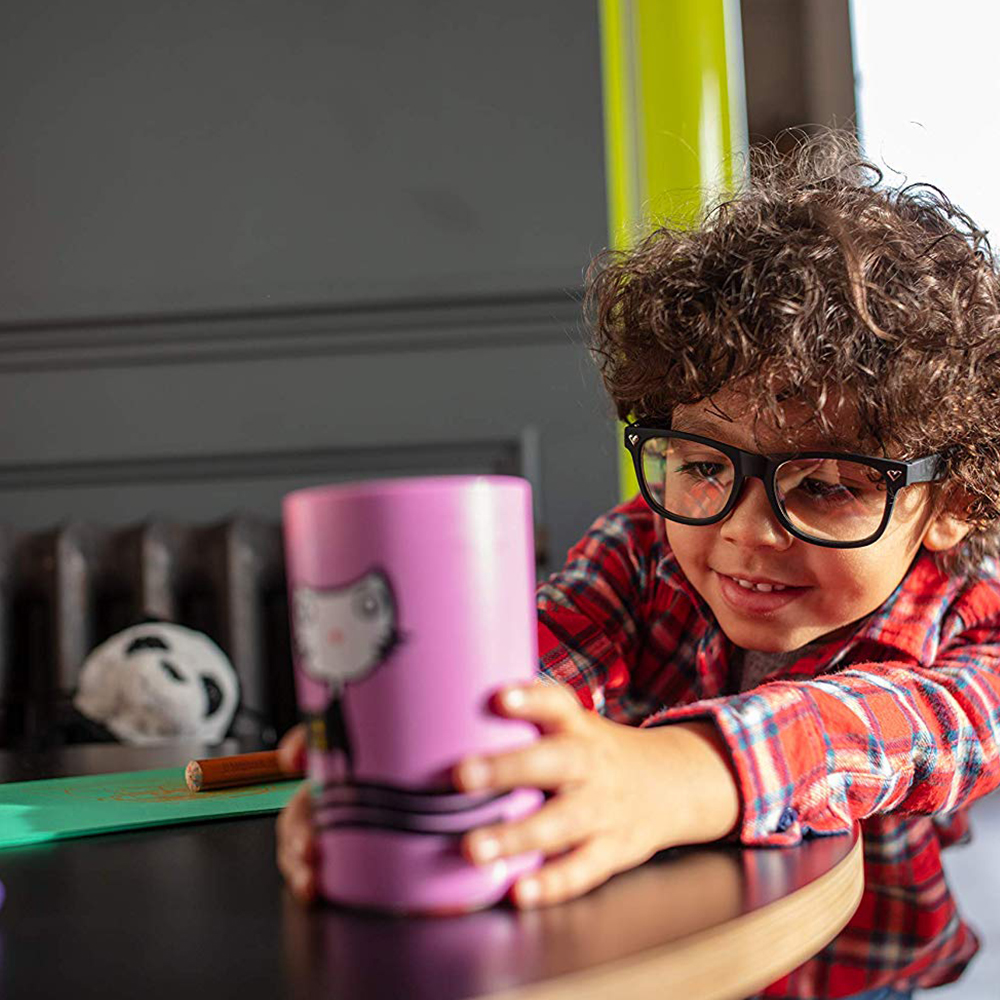 Tommee Tippee Супер чаша 300мл, 12м+ (не се преобръща, лесно се вдига), Лилава
