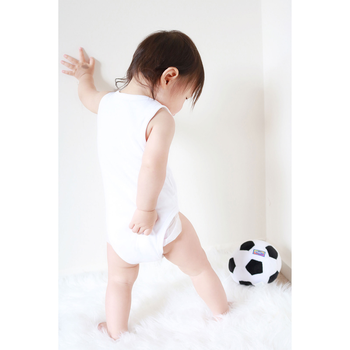 PLAYGRO Текстилна футболна топка, 6м+