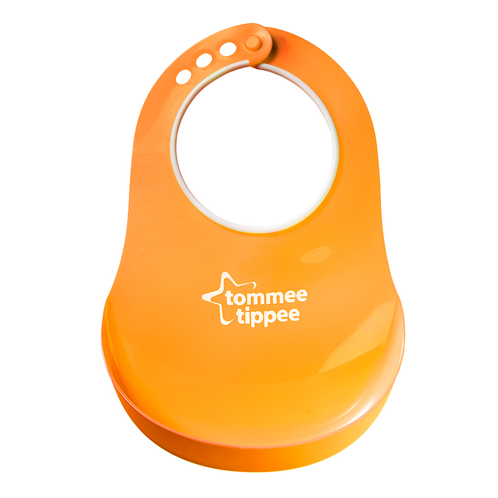 Soft bib COMFI BIB 6m+, orange