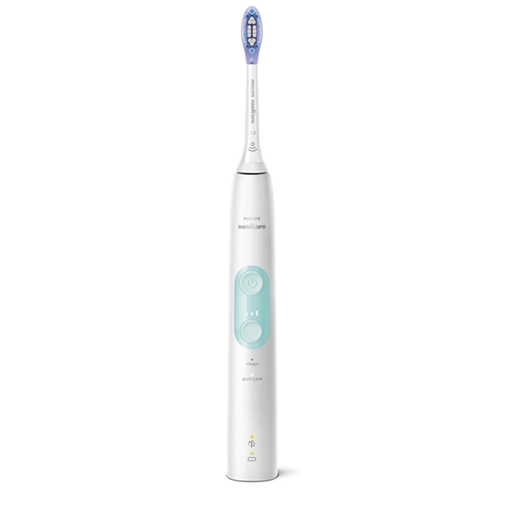 Philips Sonicare Звукочестотна четка за зъби ExpertClean 4700, бяла + UV санитайзер