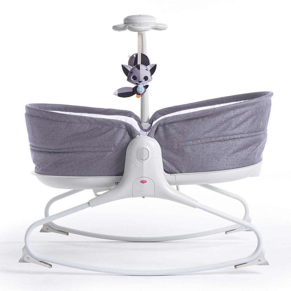 3-in-1 Rocker Napper Musical Lounger with 3 Adjustable Positions: Nap Basket, Swing, Multi-Functional Chair, Detachable Musical Toy with Lights and Sounds
