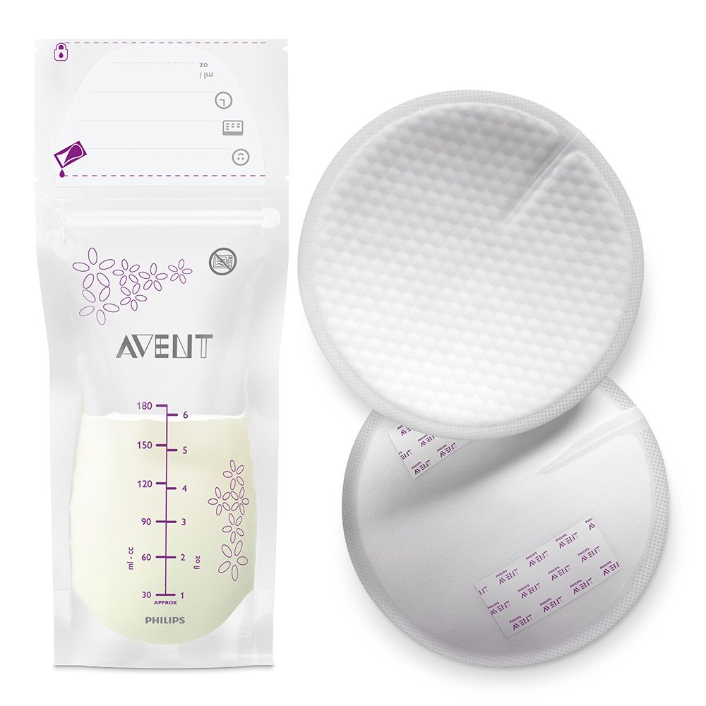 Single electric pump Natural Motion Premium Philips AVENT SCF396/31 with 1 pc. polypropylene bottle 125 ml with teat Natural Response 0m+, Travel kit, 5 pcs. breast milk bags and 4 pcs. padding