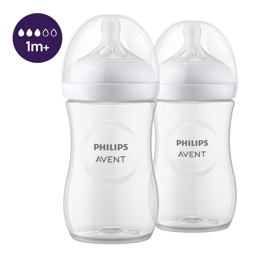 Philips AVENT SCD340/31 Electric breast pump set Natural Motion Advanced + 4 Natural Response bottles, 5 VIA containers, pacifier, pads and cleaning brush