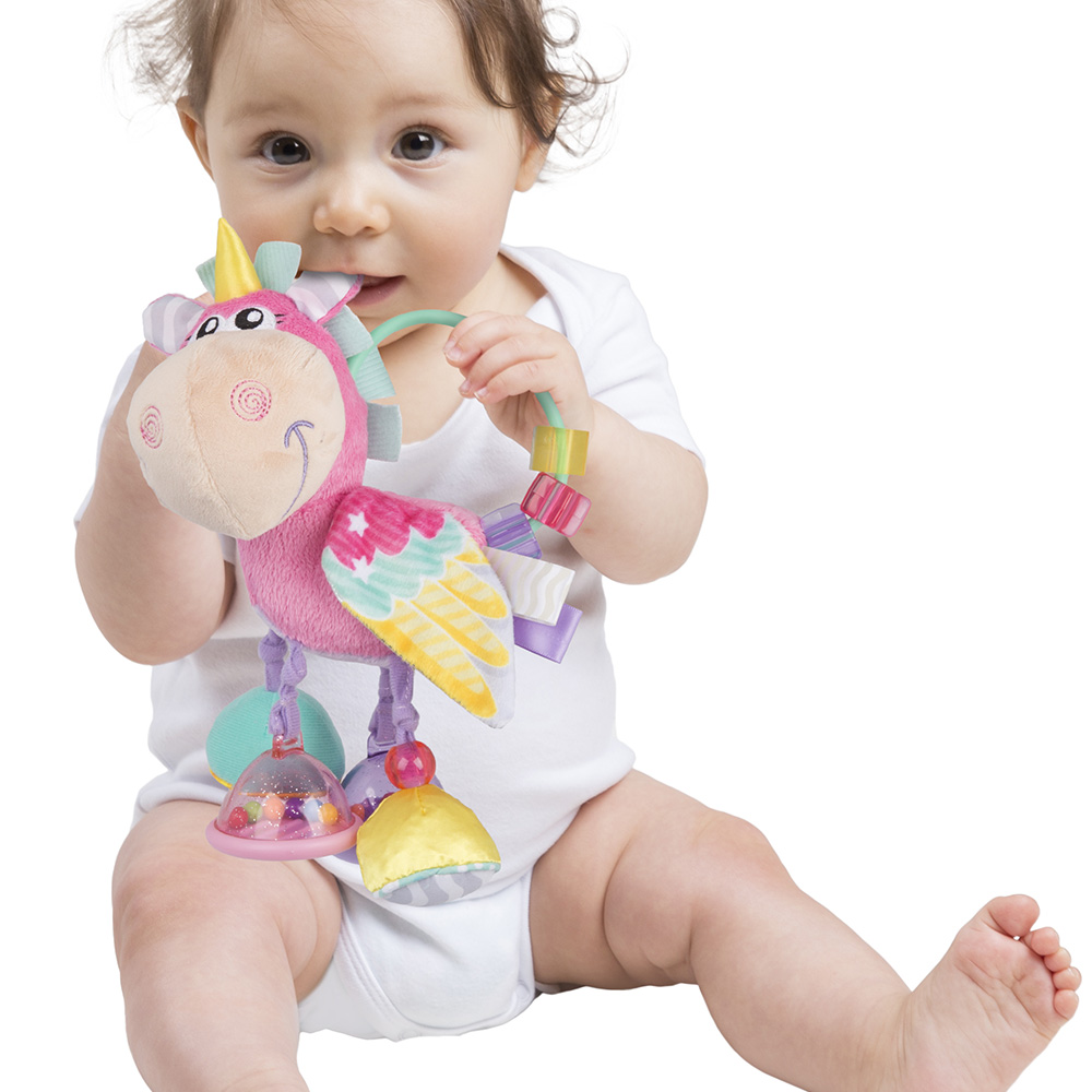 PLAYGRO Rattle Horse Hop Trop, 3m+, Pink 0183303