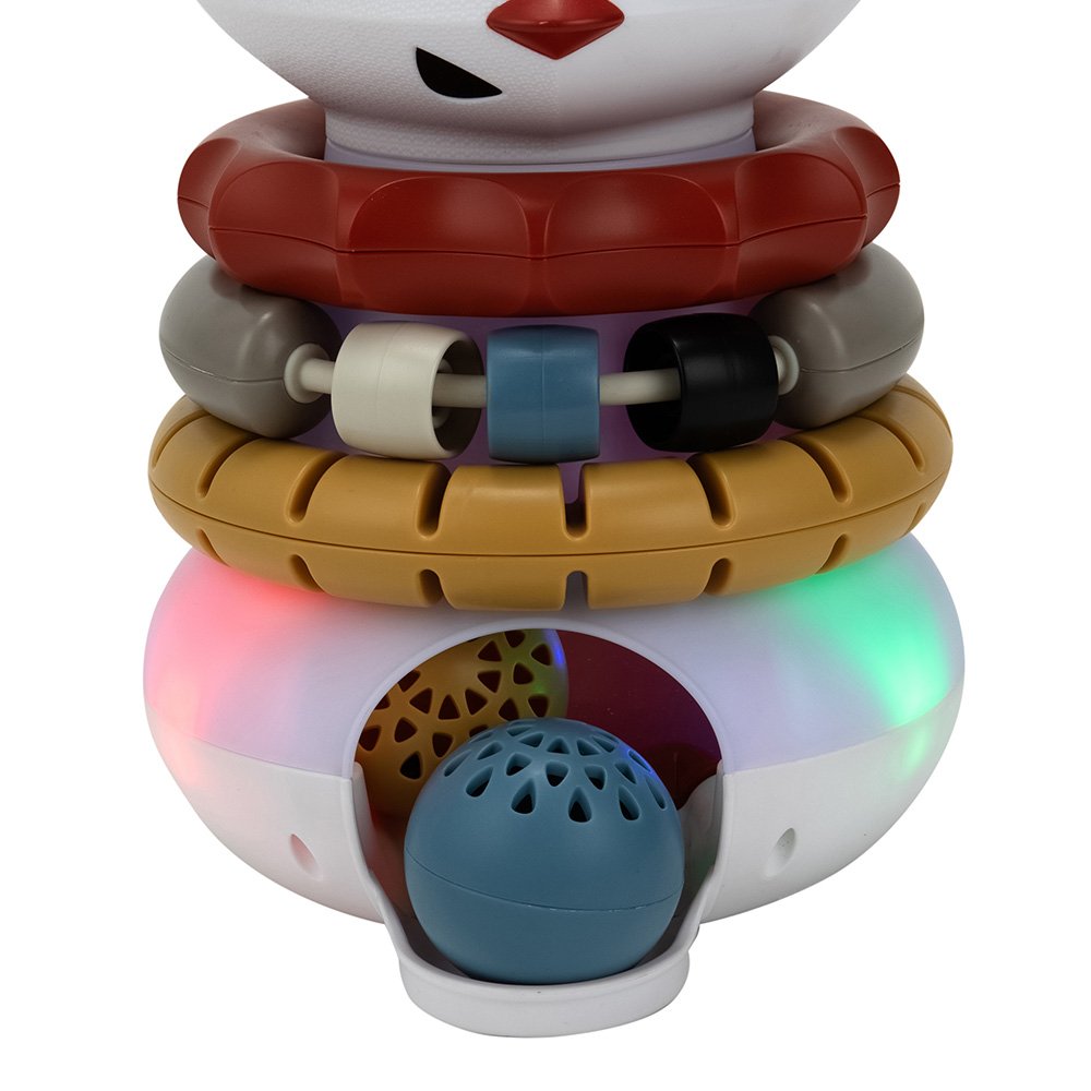 3-в-1 Електронна музикална играчка Панда от серията Tiny Rockers, с 3 възможности за игра: с топки, рингове и музика, 6м+