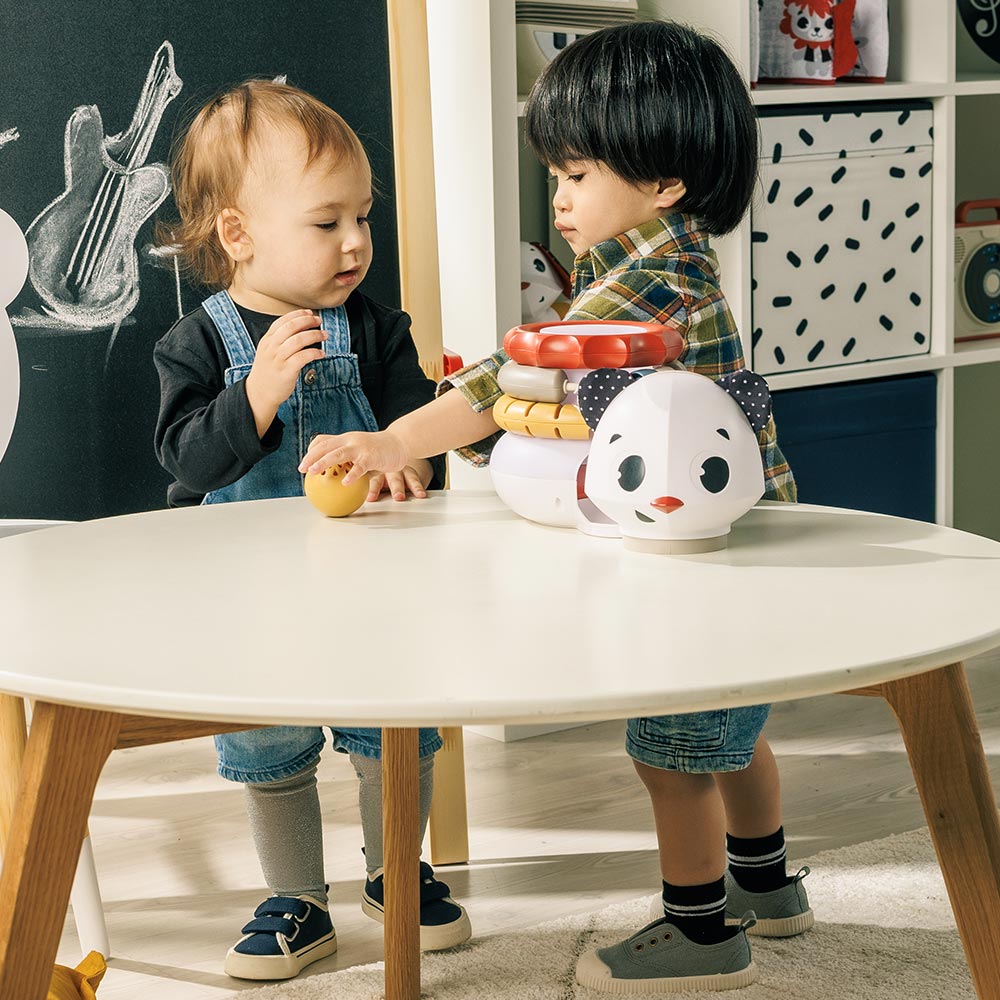 3-в-1 Електронна музикална играчка Панда от серията Tiny Rockers, с 3 възможности за игра: с топки, рингове и музика, 6м+