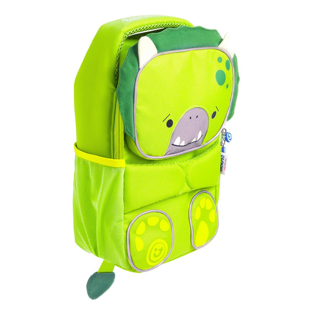 Забавна раница за детска градина и разходка Trunki Dino със светлоотразителни детайли за по-добра видимост по тъмно, за деца над 2 години
