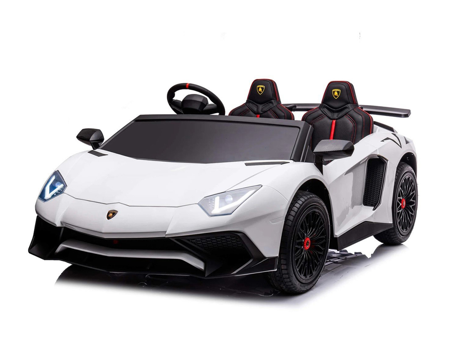 Battery car Licensed Lamborghini Aventador SVJ White