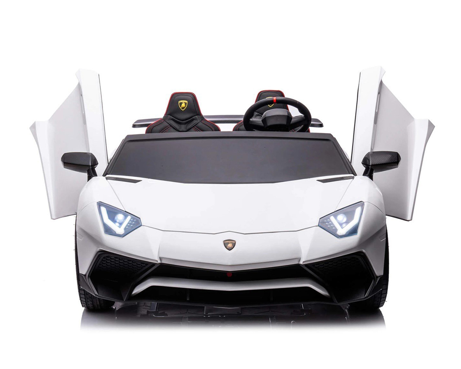 Battery car Licensed Lamborghini Aventador SVJ White