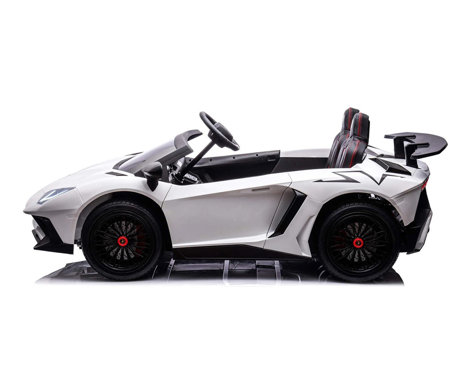 Battery car Licensed Lamborghini Aventador SVJ White