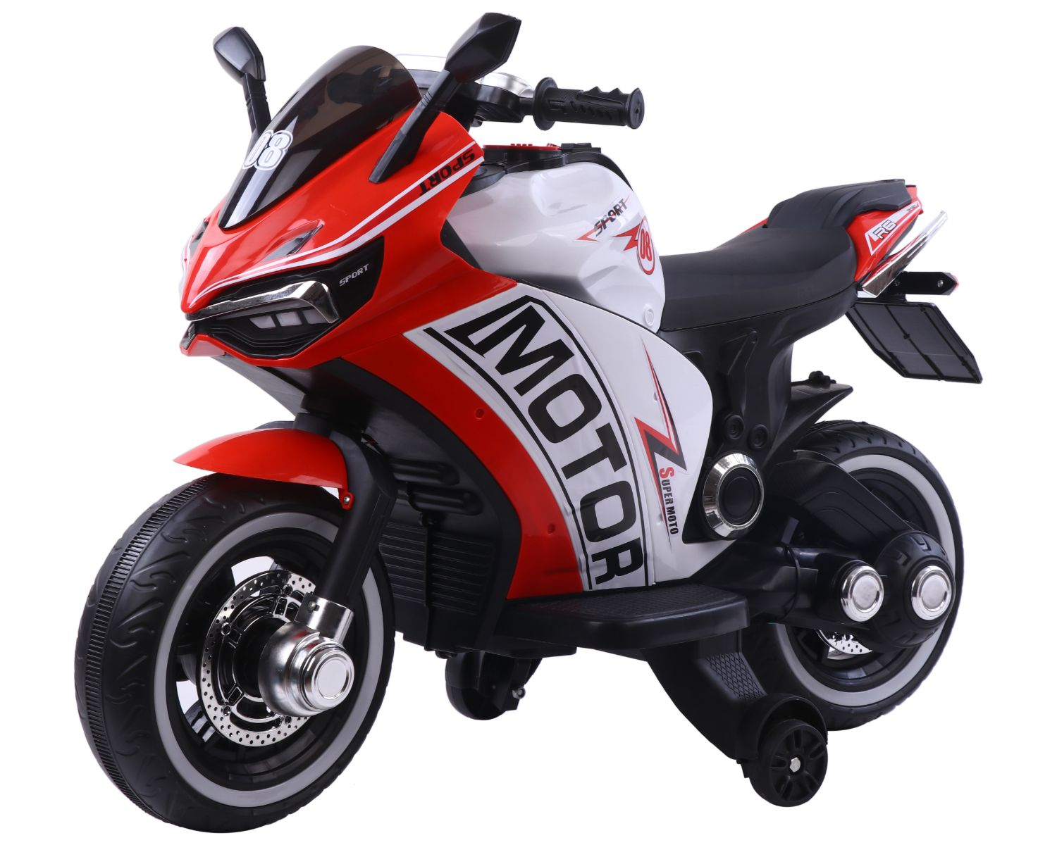 Windy Red battery-powered motorbike