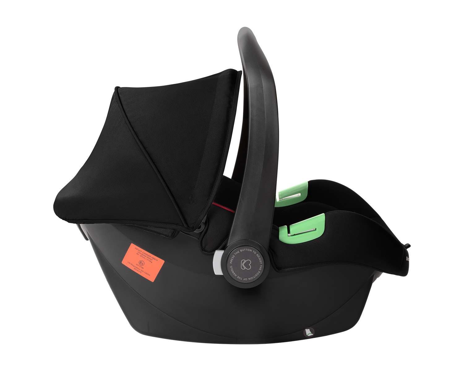 Комбинирана количка 3в1 с кош за новородено Ava Black
