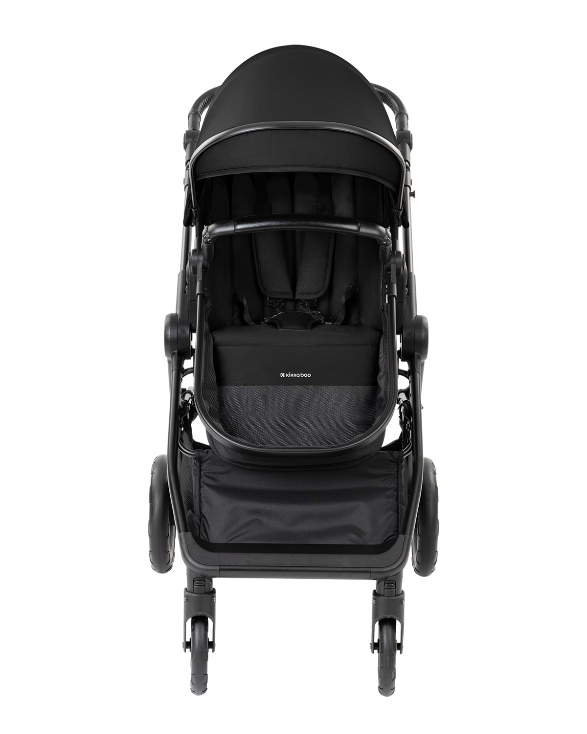 Комбинирана количка 3в1 с кош за новородено Ava Black