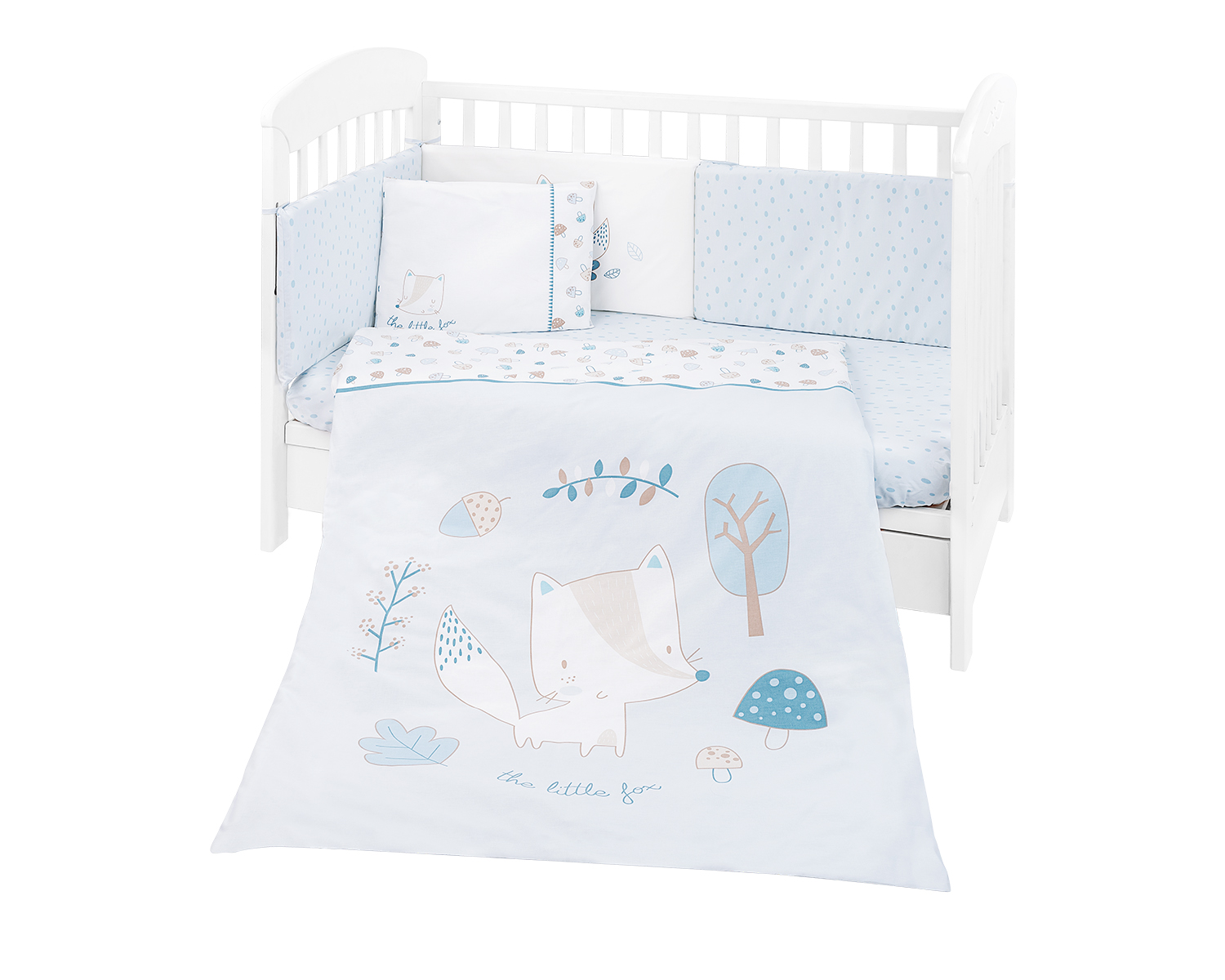 Baby sleeping set 6 pieces 70/140 Little Fox