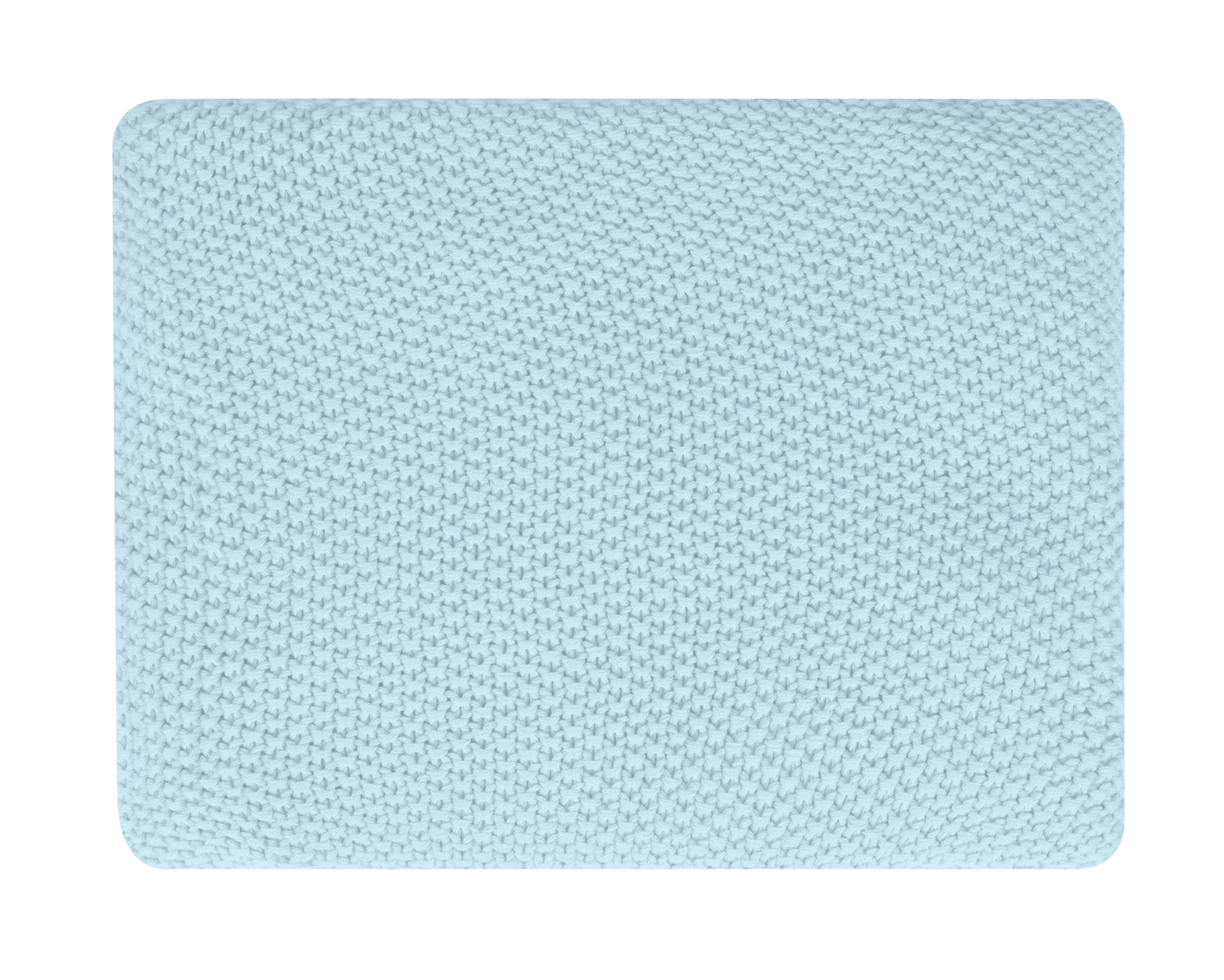 Dream Big Blue knitted cotton blanket