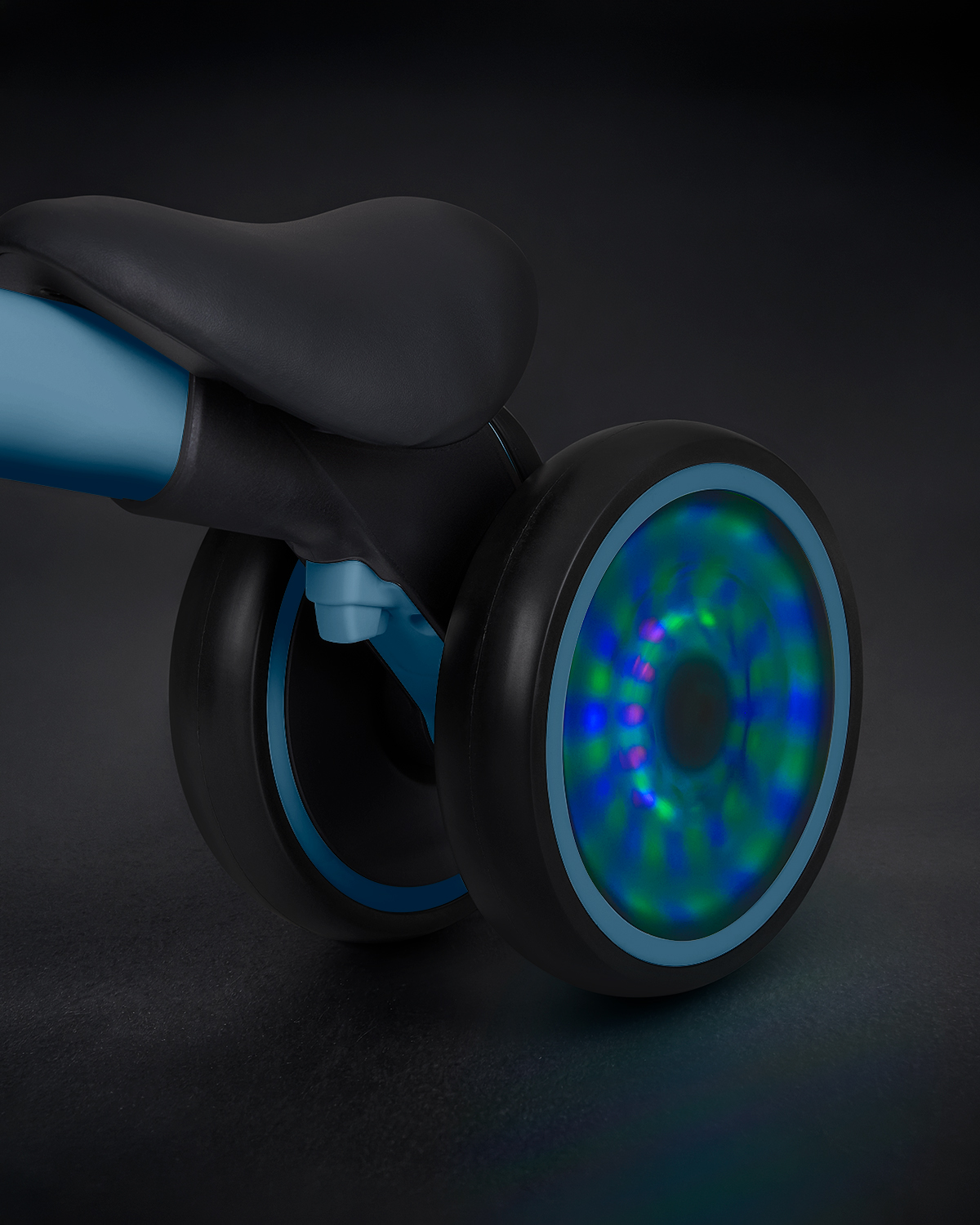 Ride-On Blinky Blue Wheel
